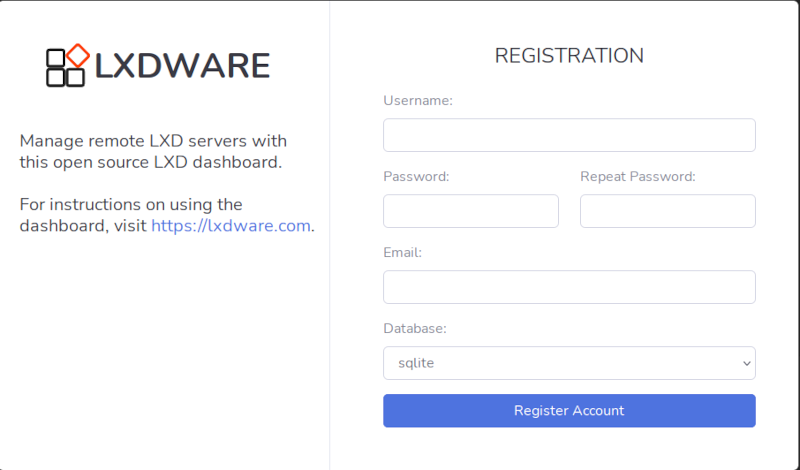 Registration Screen Registration