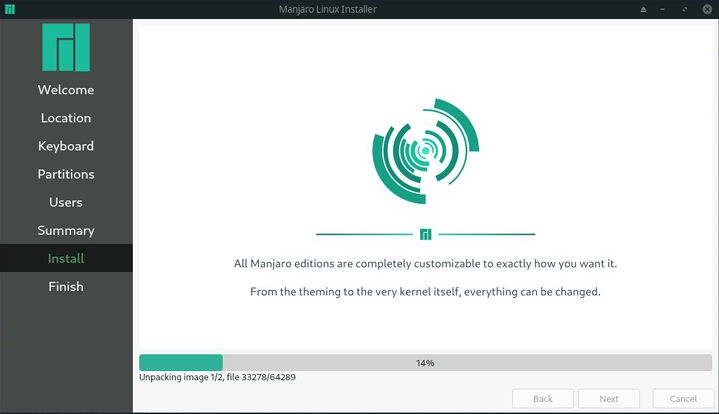 Welcome to Manjaro Manjaro Setup Program