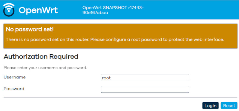 Recovery image login screen Recovery login